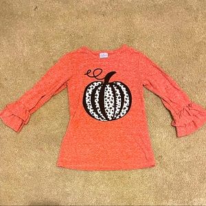 Fall pumpkin outfit. 6/6x